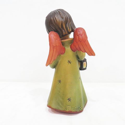 Anri アンリ人形 フェランデス 灯りをもつ天使 木彫り人形 インテリア