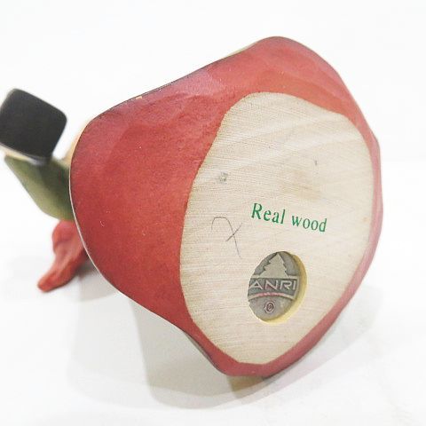 Anri アンリ人形 フェランデス 灯りをもつ天使 木彫り人形 インテリア