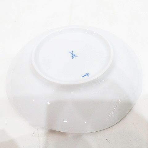  MEISSEN マイセン 波の戯れ 白系 ホワイト ティーカップ＆ソーサー 食器 キッチン 食器