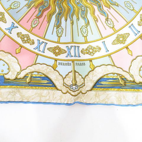 エルメス HERMES GLORIA SOLI 栄光の日 スカーフ プチカレ 40 カレ シルク フランス製