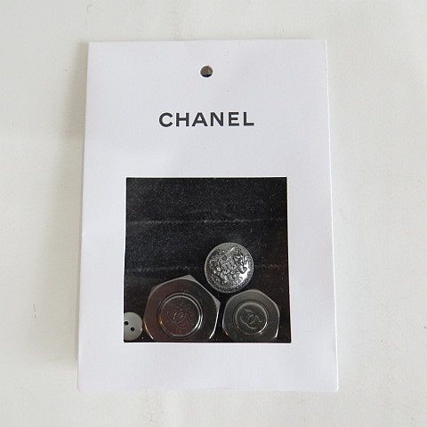 シャネル CHANEL 18 A P 59001 V 44820 ME 789 36 補修布 替えボタン