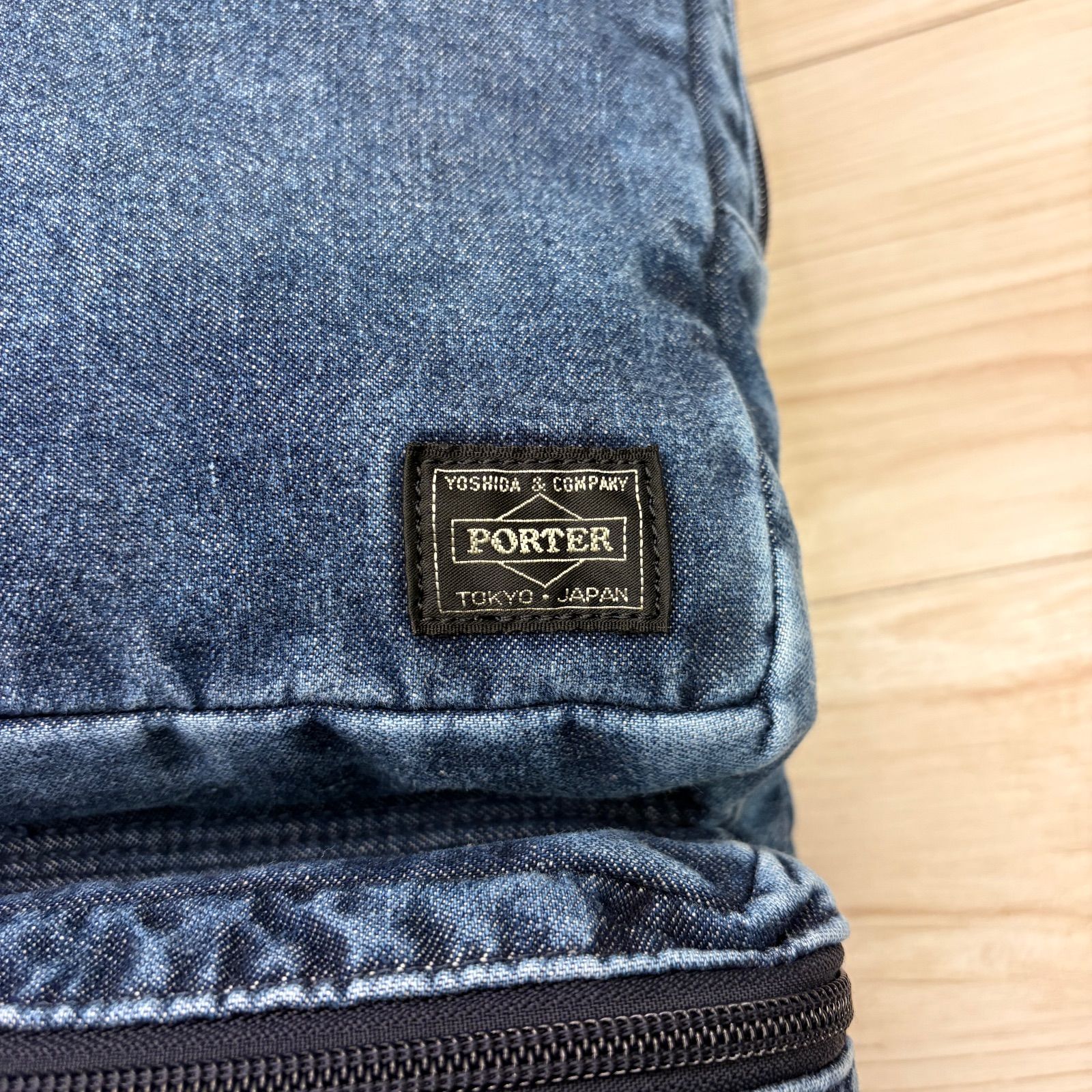 ✨PORTER × B印 YOSHIDA 別注 テヘラン デニム ヘルメットバッグ 新品