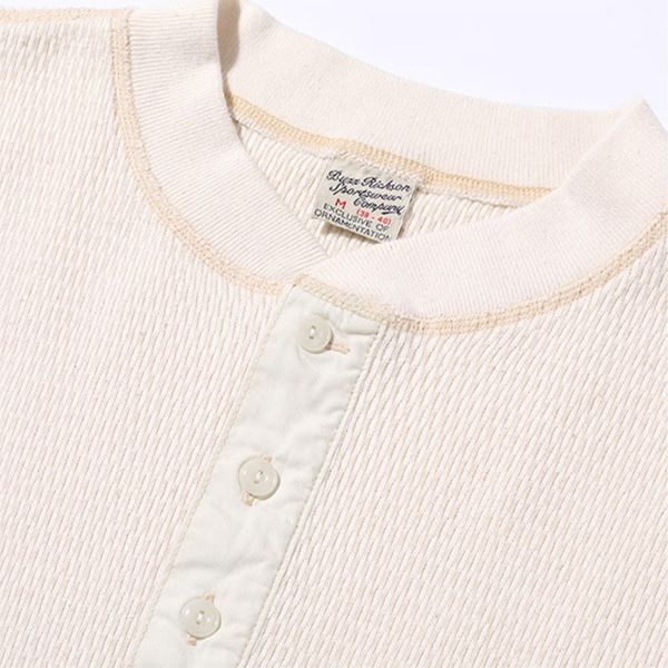 バズリクソンズ【BUZZ RICKSON'S】BR68130 THERMAL HENLEY NECK T