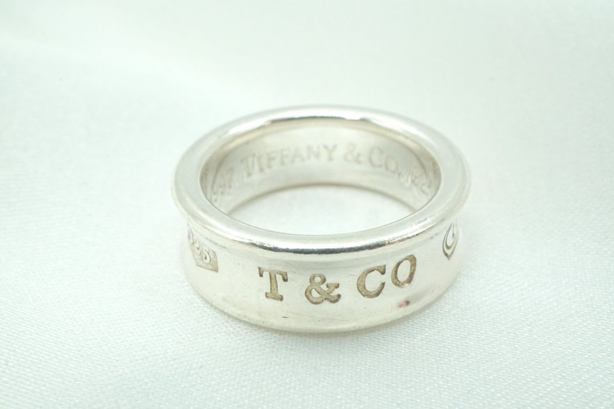 ティファニー 約10号 1873 リング 指輪 アクセサリー SV 925 銀 シルバー TIFFANY-Co. 5003 j