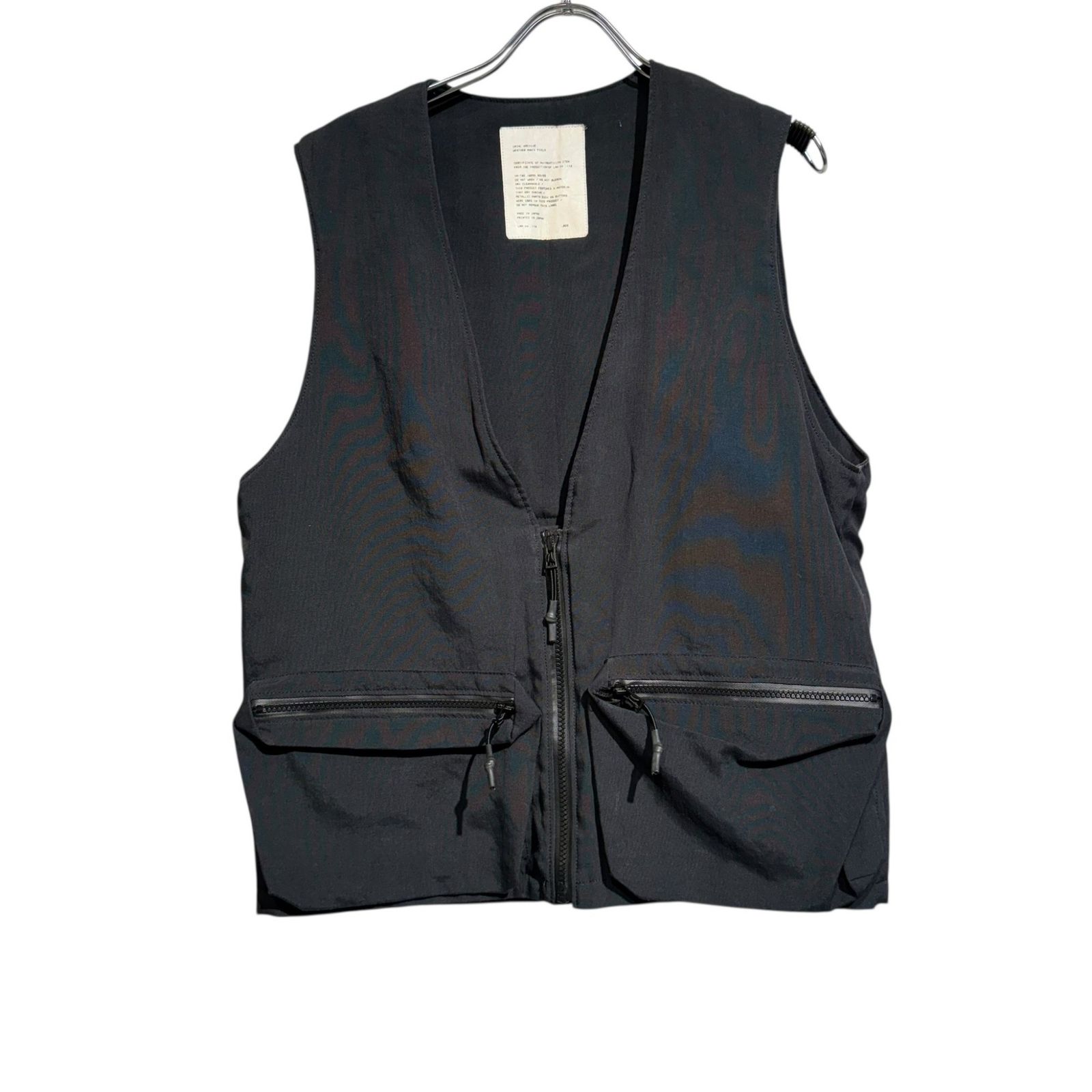 VAINL ARCHIVE バイナルアーカイブ 2217053 C-VEST 中綿ベスト メンズ ブラック S