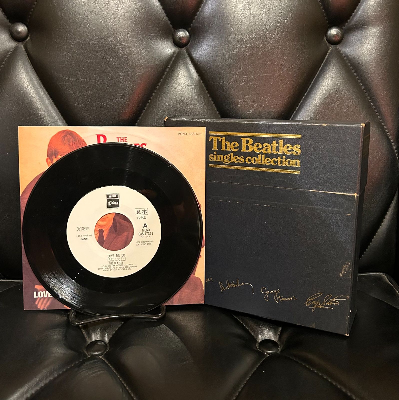 コレクター向け 激 見本盤白ラベル ビートルズ ザ シングル コレクション The Beatles