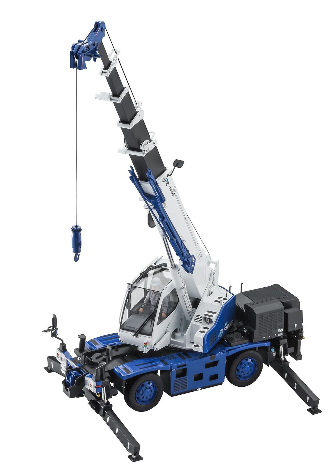 ハセガワ Hasegawa 1|35 タダノ ラフテレーンクレーン GR-130 NL|N クレヴォ mini G 4 プラモデル WM 08