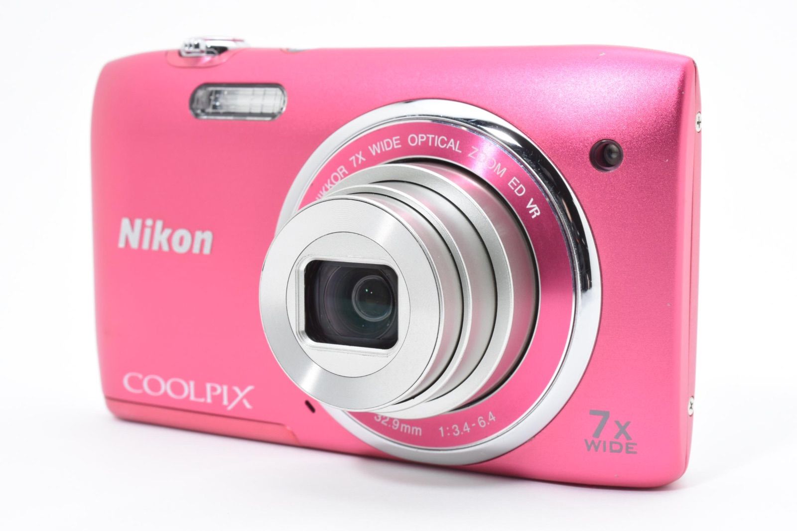 ☆実用品☆ Nikon ニコン CoolPix S3500 ストロベリーピンク