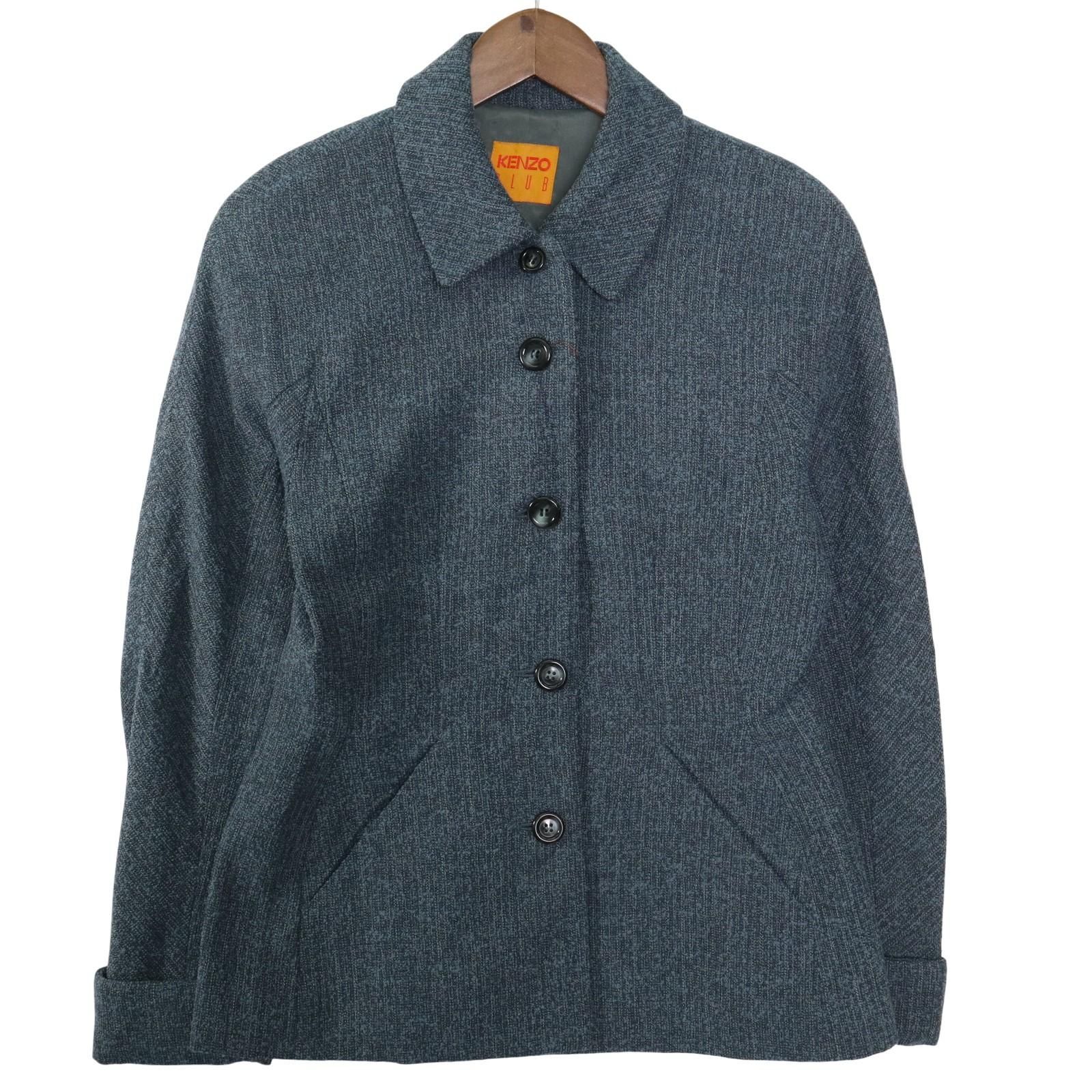 KENZO CLUB ケンゾー ウール ツイードジャケット 90s ヴィンテージ古着
