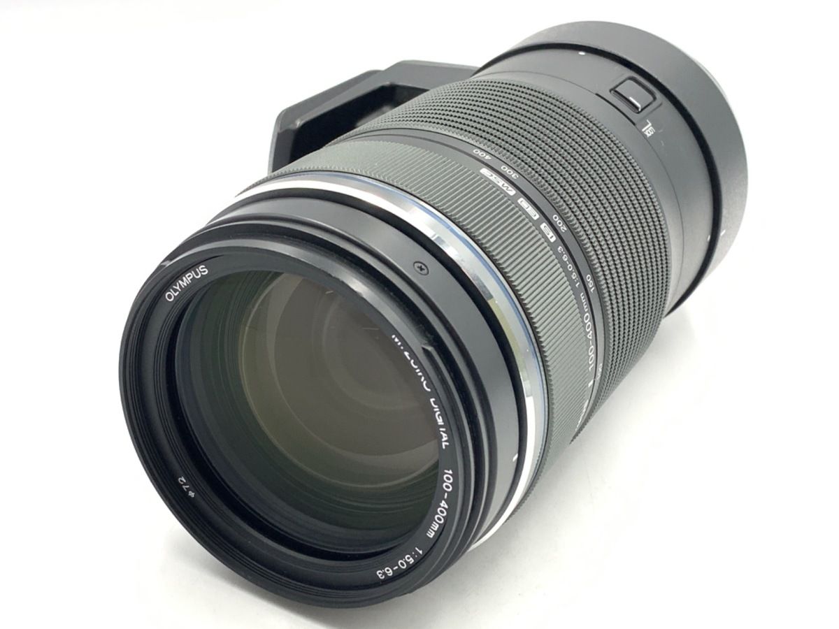 並品 オリンパス M.ZUIKO DIGITAL ED 100-400 mm F 5.0-6.3 IS ブラック