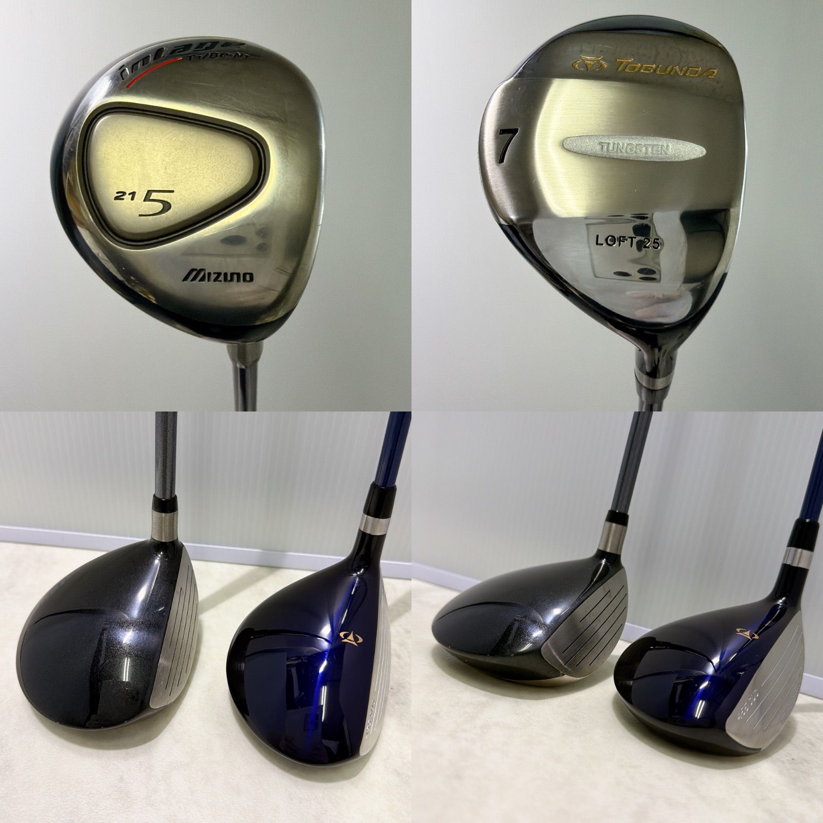 新品バック 新品グリップ 豪華8本セット MIZUNO レディースゴルフ