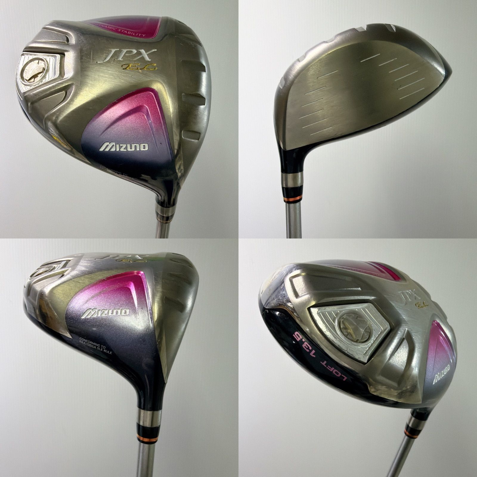 新品バック 新品グリップ 豪華8本セット MIZUNO レディースゴルフ