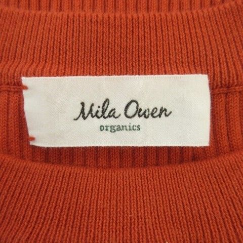 ミラオーウェン Mila Owen organics リブカットソー 0 オレンジ ラウンドネック 七分袖 /CK36 ■GY58 ヴィンテージライクロゴＴシャツ(Tシャツ)｜トップス｜Mila Owen（ミラオーウェン）の通販サイト 【公式】