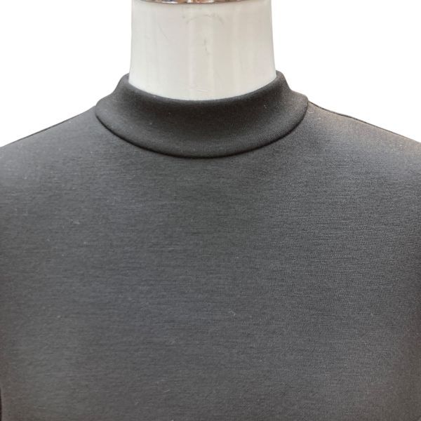 JIL SANDER NAVY ジルサンダーネイビー イタリア製 長袖 ハイネック ニット S ブラック レディース □ 美品 ジルサンダーネイビー JIL SANDER NAVY トップス 5分袖