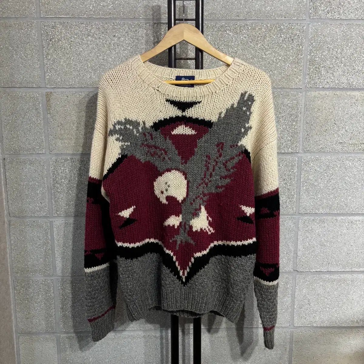 90 s ウールリッチ イーグルス ニット セーター M-L nn 125
