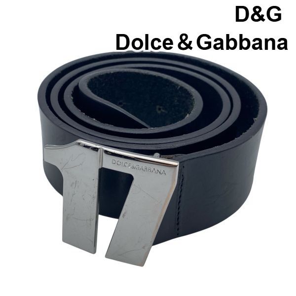 ○ ディーアンドジー ドルチェアンドガッバーナ D&G ベルト 17 ロゴ
