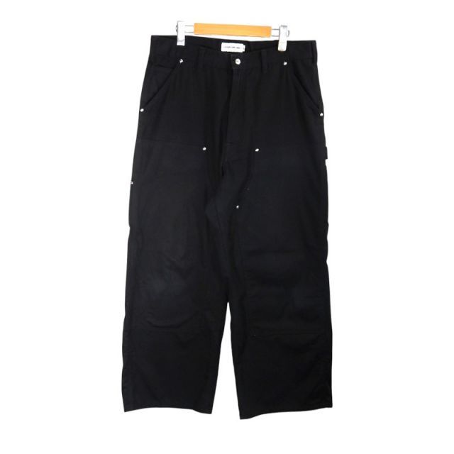COOTIE Duck Double Knee 25ss ペインターパンツ COOTIE 2025ss ABYSS DYED DUCK DOUBLE KNEE PAINTER PANTS BLACK