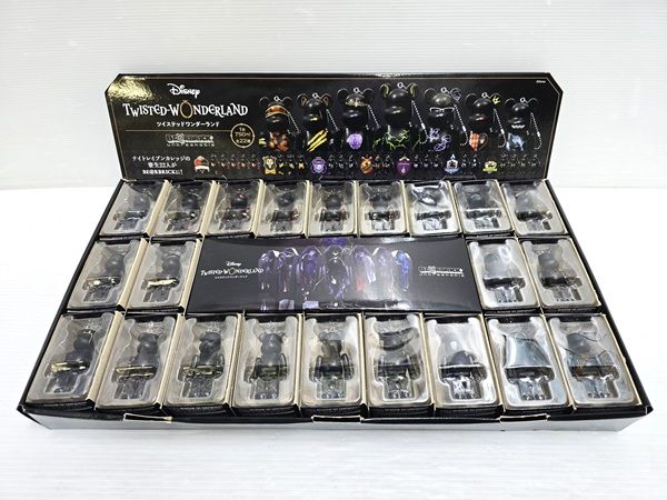 ♥展示品 ツイステッドワンダーランド TWISTED- ナイトイレブンカレッジ寮生 ベアブリック 22種類 コンプリートBOX ○YR-19696○