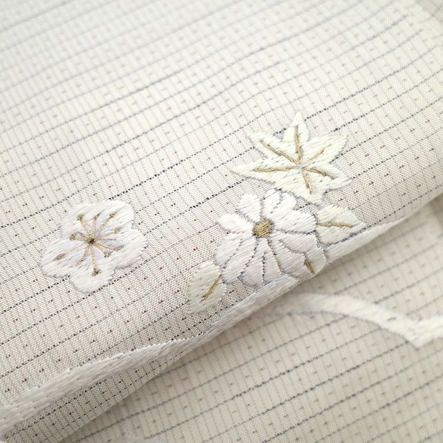 新古品】 本場大島紬 訪問着 着物 未使用 正絹 袷 大島紬 白大島 手