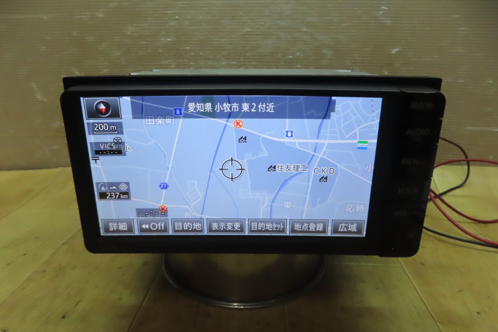 動作保証付 F 5260|トヨタ NSCP-W 64 SDナビ 地図2016年 Bluetooth内蔵 CD再生OK 本体のみ