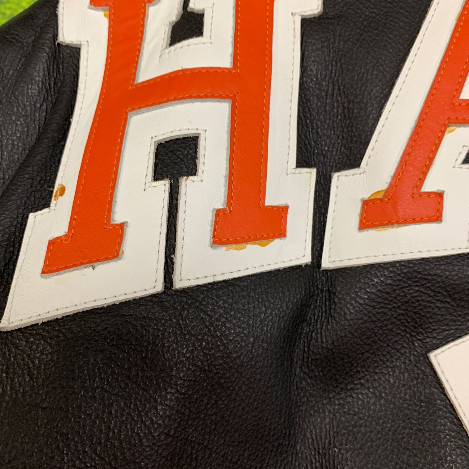 ダイエーホークス優勝記念 JEFF HAMILTON レザージャケット 99年 牛革
