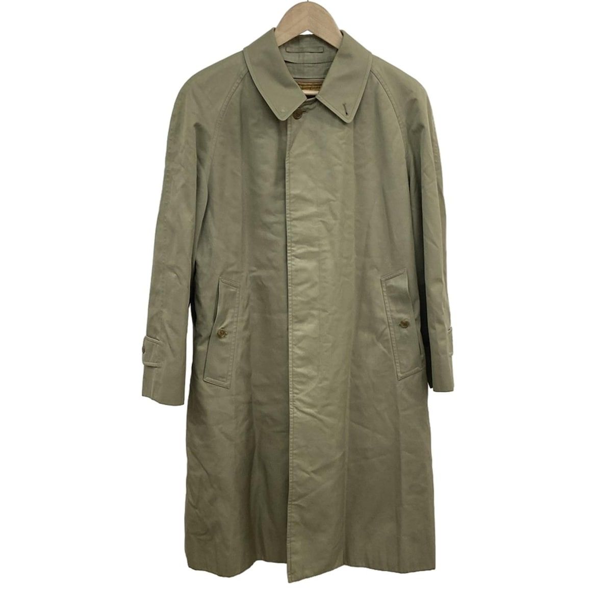 Burberry s バーバリーズ コート サイズ90 165 レディース - カーキ 長袖|ネーム刺繍|ライナー取り外し可|秋|冬