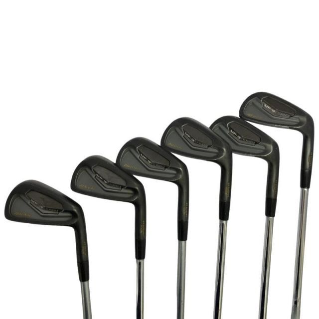 ミズノ MP-15 ブラック 6 S アイアンセット IR リシャフト フレックスその他 メンズ 男性用 右利き 右用 Dランク ゴルフクラブ