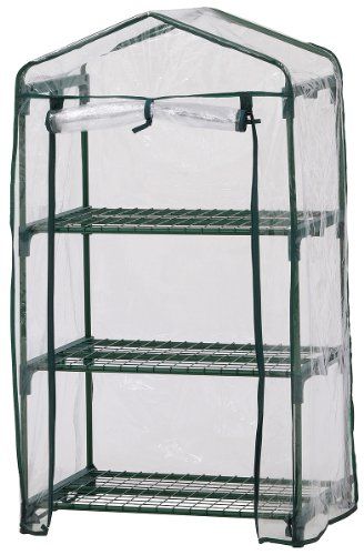迅速に発送 タカショー ビニールハウス ビニール温室 3段 幅69 cmx奥行49 cmx高さ126 cm グリーン 園芸 防寒カバー 植物 育苗 簡単組立高耐荷重 工具不要 スチール 塩化ビニル樹脂 ポリプロピレン GRH-N 02 T 28 b 3 eabd