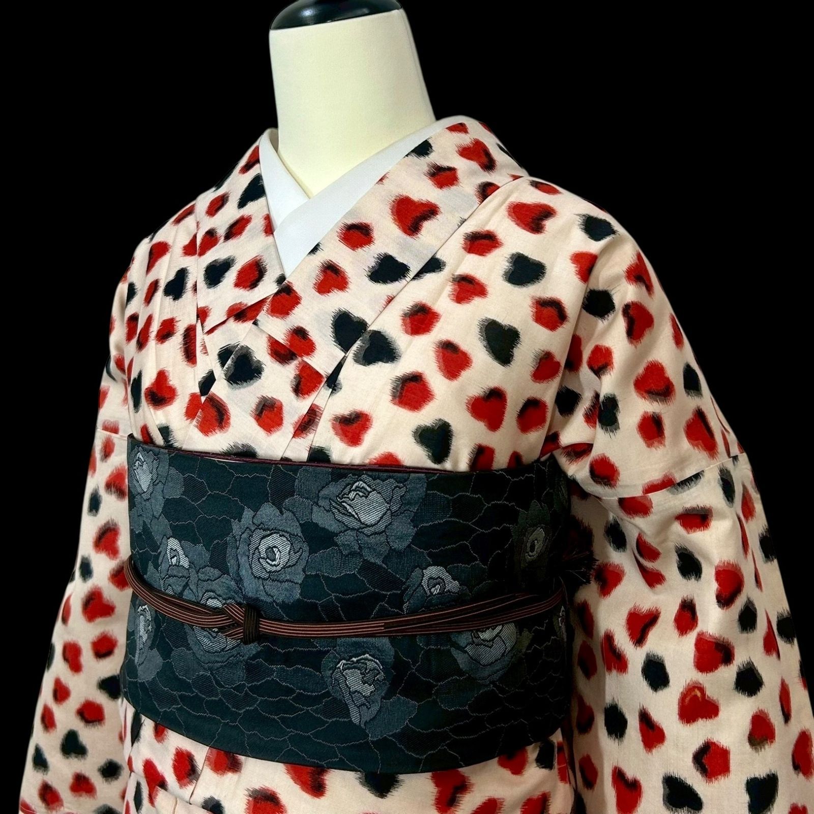 セミアンティーク着物