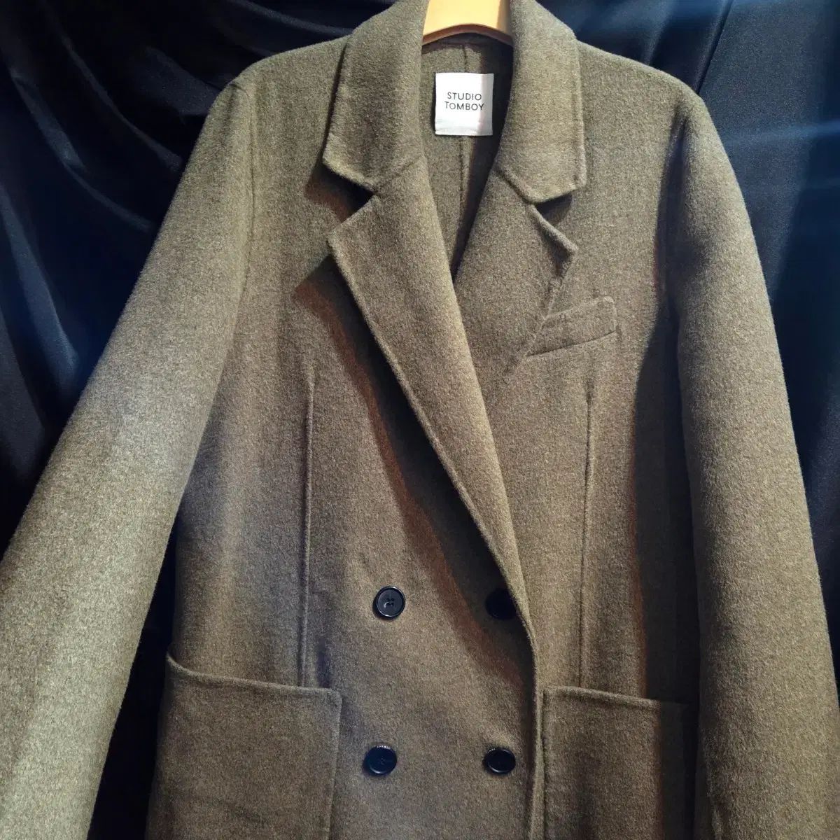 STUDIO TOMBOY ウールカシミア ブレンド ダブル ロングコート