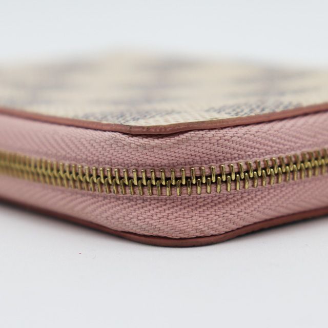 ルイヴィトン LOUIS VUITTON ジッピー コインパース ダミエアズール 白