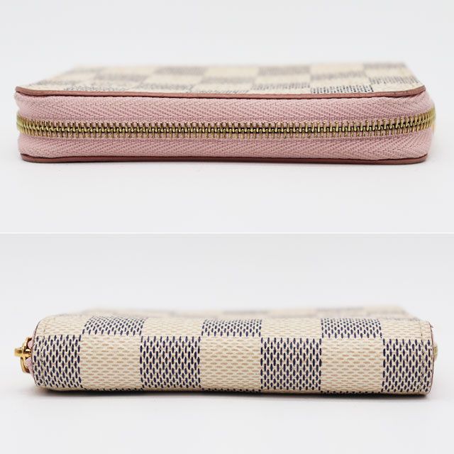 ルイヴィトン LOUIS VUITTON ジッピー コインパース ダミエアズール 白