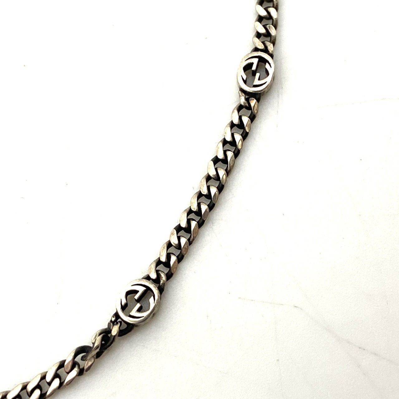  GUCCI グッチ チェーンブレスレット Ag 925 インターロッキングG ブレスレット アクセサリー シルバーアクセサリー メンズ 006838 ブレスレット アクセサリー