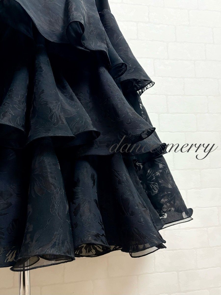 新品　豪華　ロング　社交ダンス　スカート　黒　タンゴ　パーティ 2303 新品 豪華 ロング 社交ダンス スカート 黒 タンゴ パーティ クイック