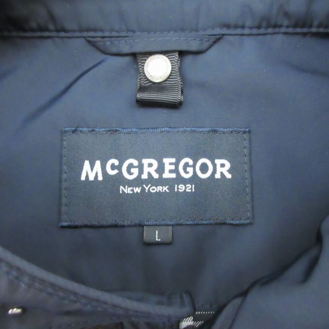 マックレガー マクレガー McGREGOR 長袖 ジャケット ブルゾン マウンテンパーカー アウター Lサイズ ネイビー 0109 着回しアイテム ジャンパー ブルゾン 