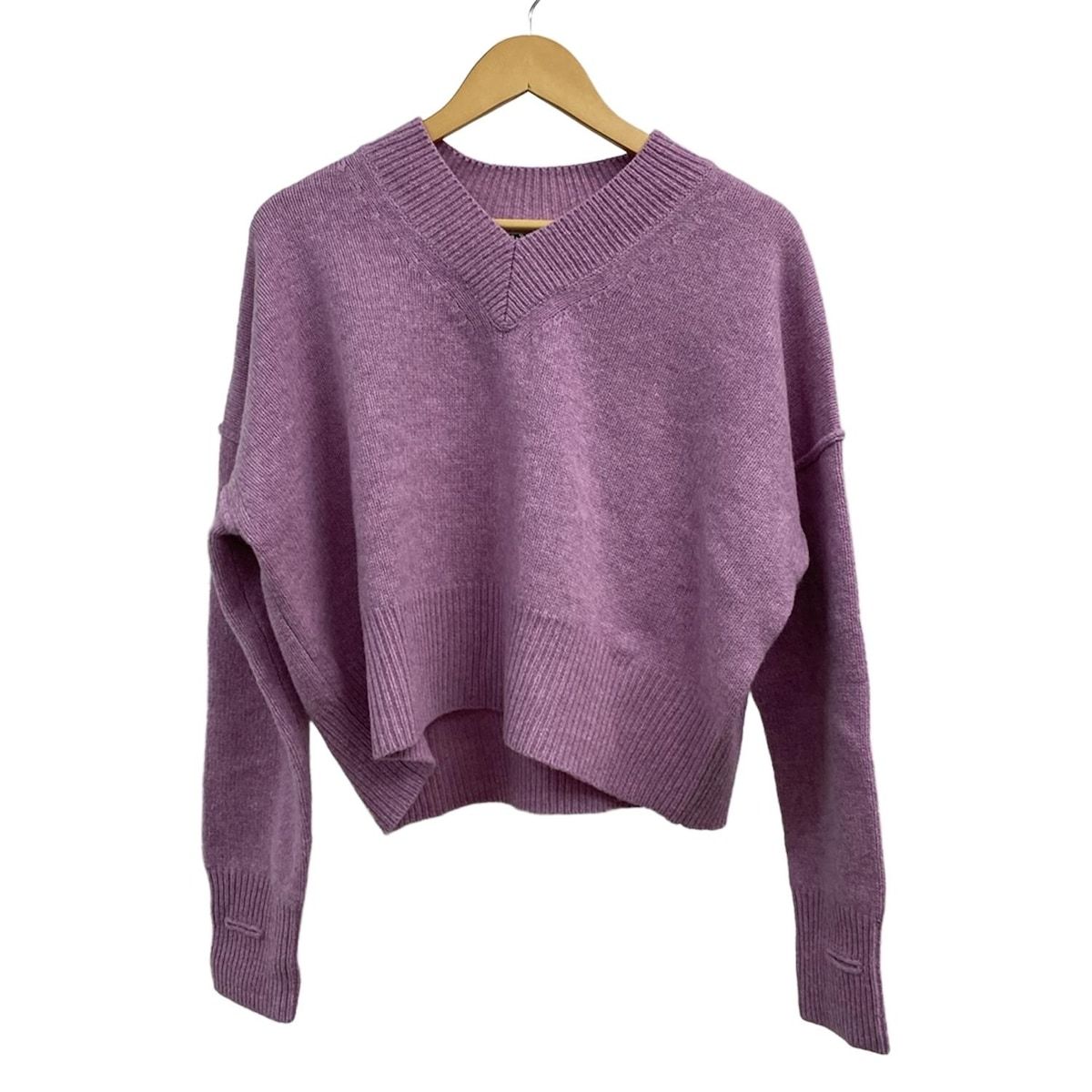 INSCRIRE アンスクリア 長袖セーター レディース - ピンク Vネック