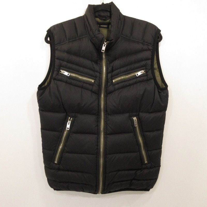 DIESEL | ディーゼル ダウンベスト ブラック サイズ S 94