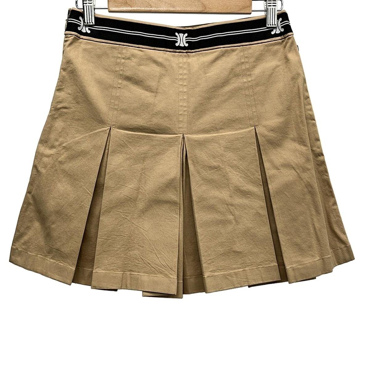 CELINE セリーヌ ハーフパンツ サイズ36 S レディース ブラウン×黒