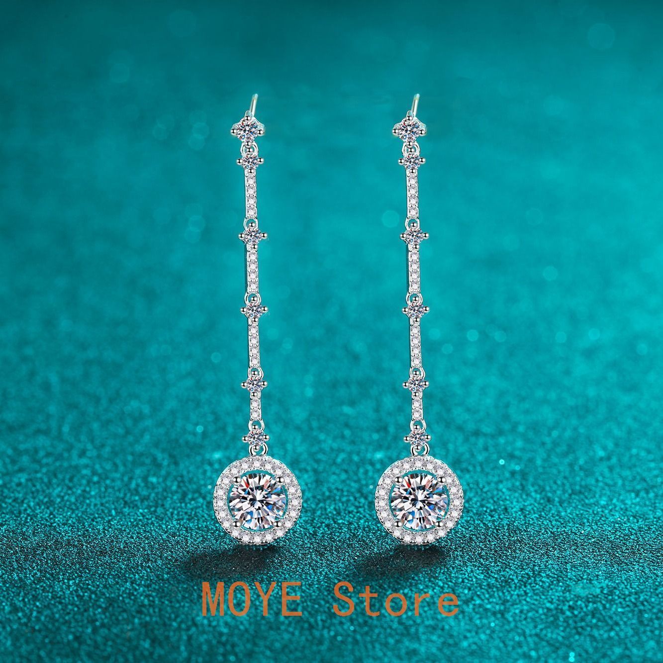 ピアス モアサナイト 1 ct シルバー925 人工ダイヤモンド モアッサナイト ギフト 普段使い 耳飾り パーティー 結婚式 プレゼント zb 143