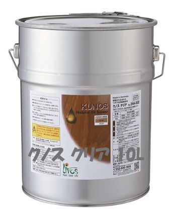 リボス 244クノス 002クリア 10 L 木部用塗料 内装用 クリア ３分ツヤ