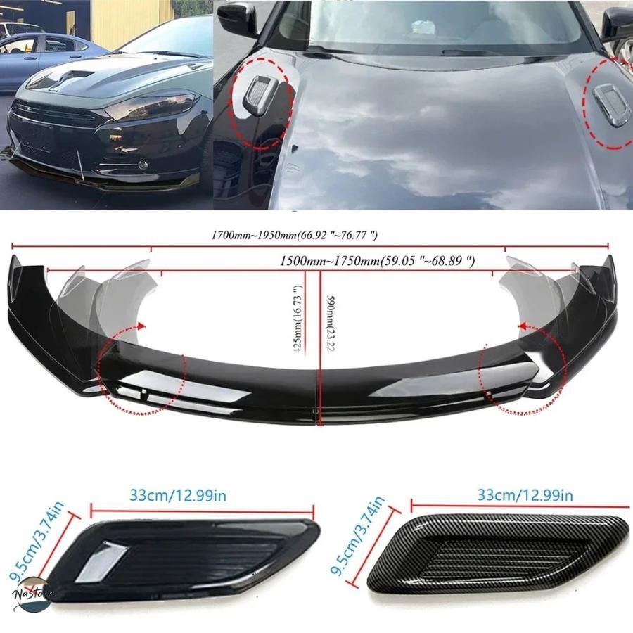カバー フロントバンパー スポイラー リップスポイラー リップ カスタムパーツ パーツ アクセサリー