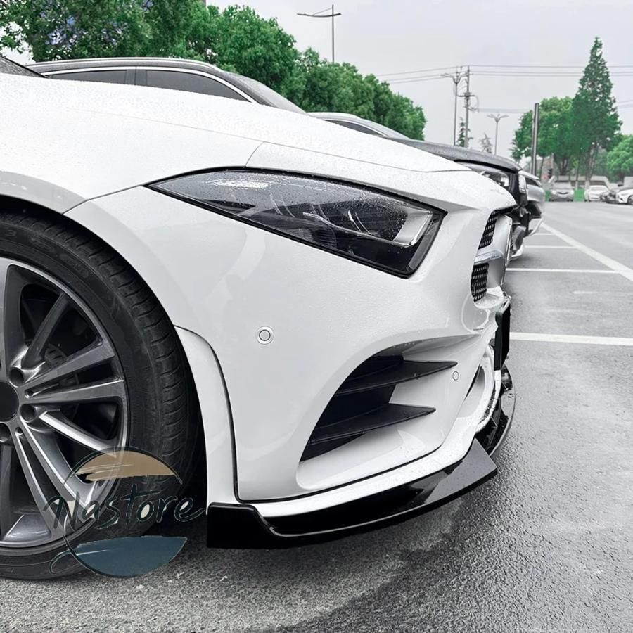 c 257 カバー スポイラー リップ フロント 光沢カーボン ルック バンパー スプリッター オイル コレクターズクラス カスタム