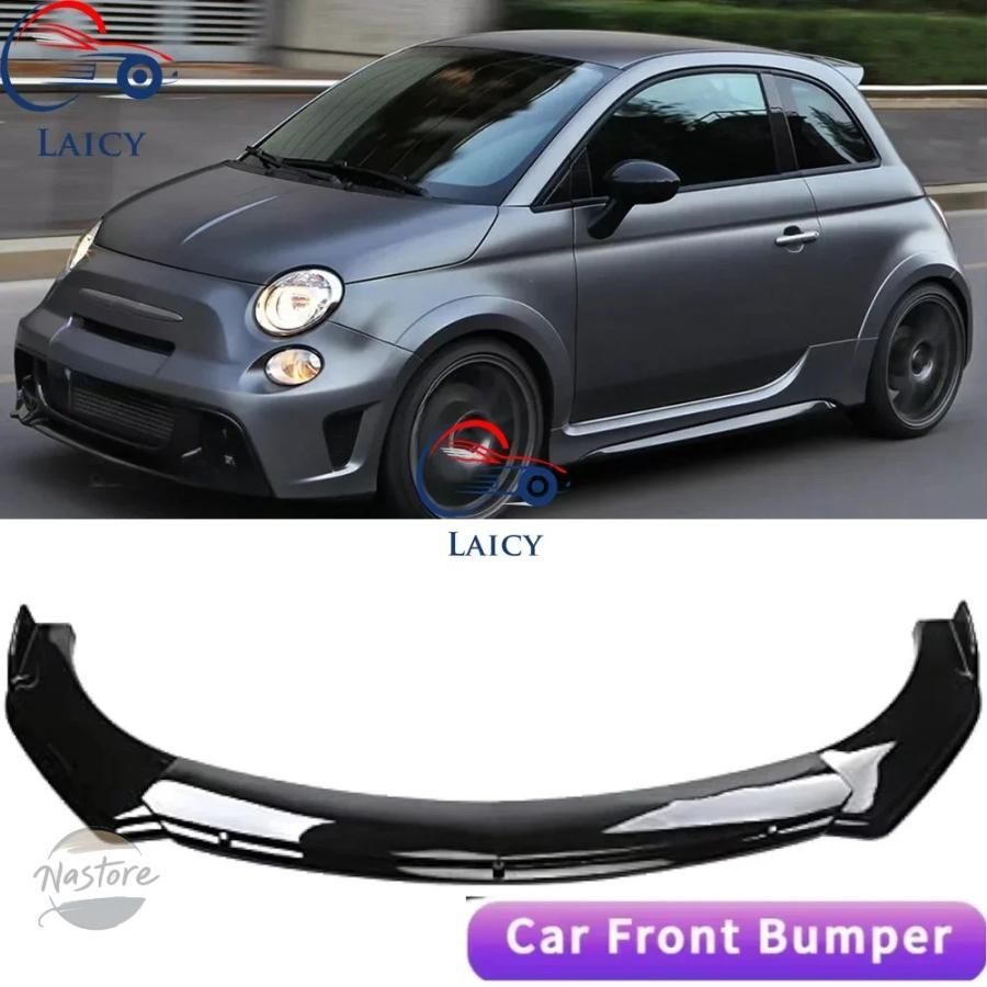 カバー フロント キット ガード LAICY フィアット 500 595 アバルト ボディ バンパー スポイラー リップ チンディフューザー