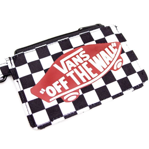 バンズ【VANS】OFF THE WALL ジップウォレット VN000Q9W 財布 コインケース カードケース チェック プレゼント カードケース