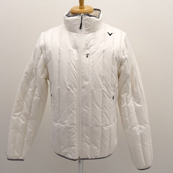 Callaway / キャロウェイ ◇2WAYダウンジャケット/ホワイ/サイズ3L 241