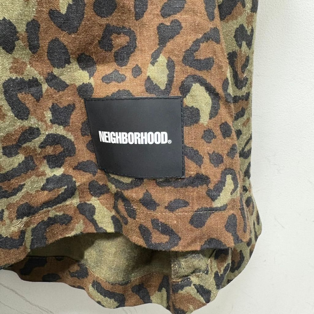 NEIGHBORHOOD ネイバーフッド ALOHA.LEOPARD/RL-SHIRT.LS 長袖アロハ