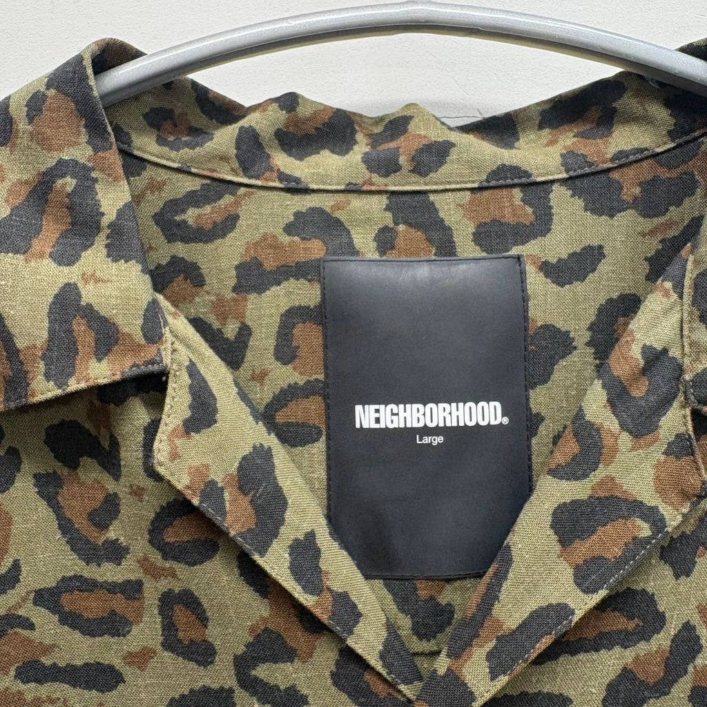 NEIGHBORHOOD ネイバーフッド ALOHA.LEOPARD/RL-SHIRT.LS 長袖アロハ