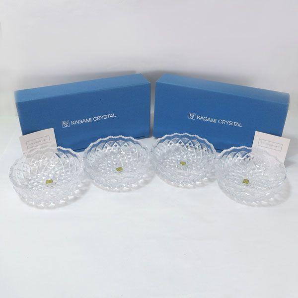 あままま　カガミクリスタル　大鉢　美品 花器 | カガミクリスタル