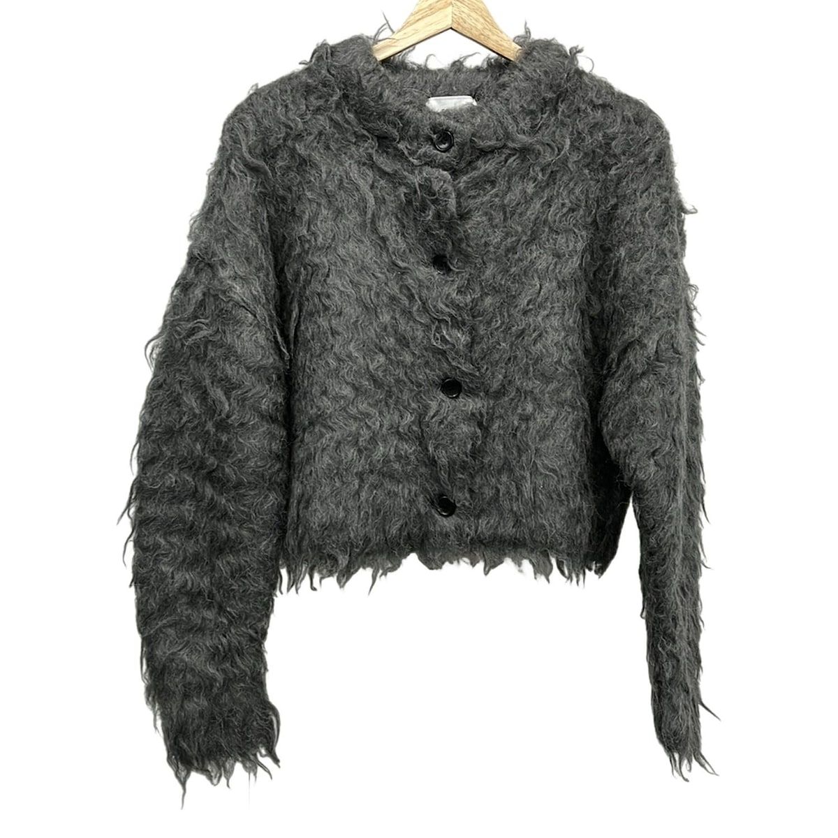 CLANE クラネ カーディガン サイズ2 M レディース - ダークグレー 長袖