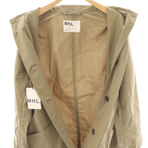 マーガレットハウエル MHL. PROOFED COTTON POPLIN ステンカラーコート